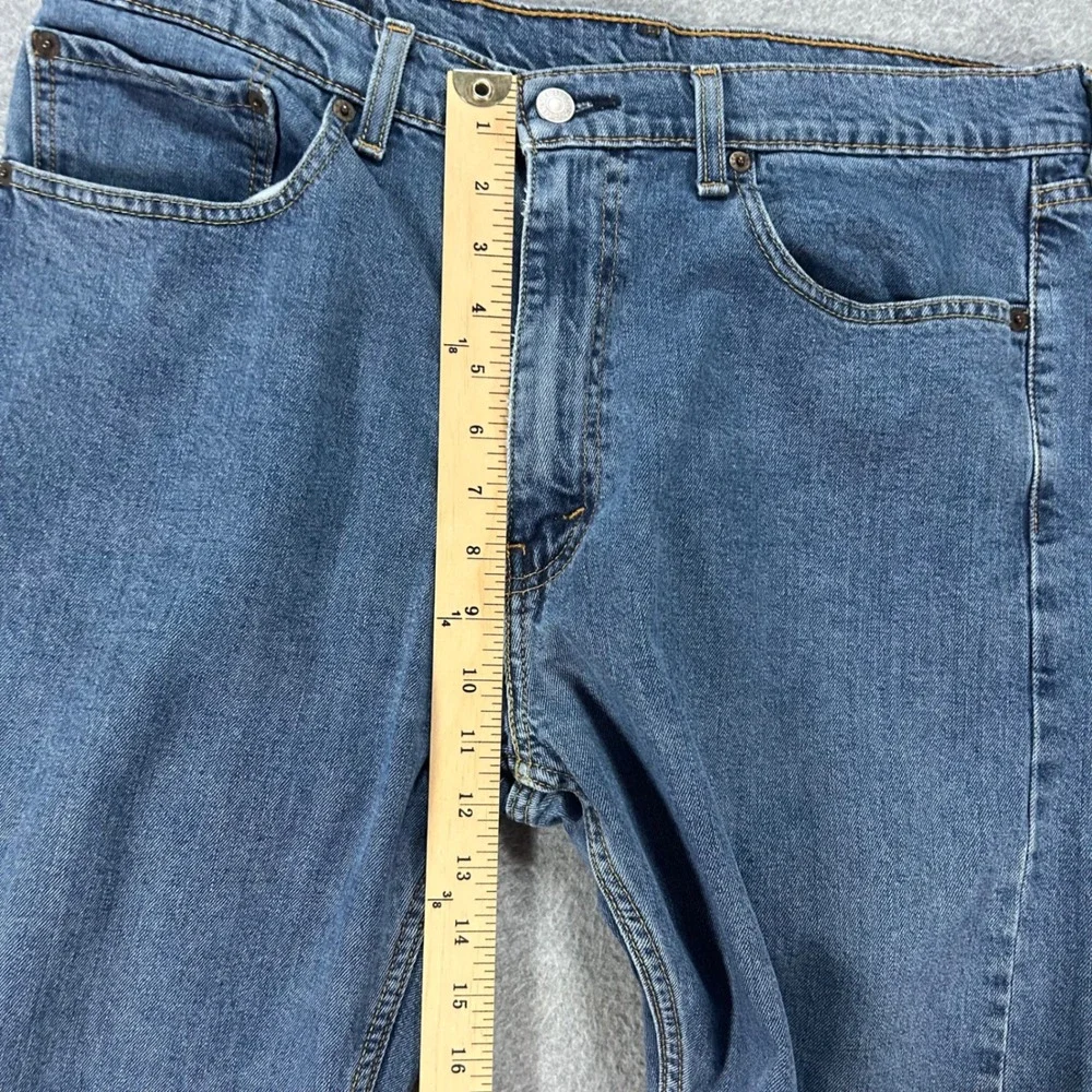 Levis Jeans 505 Mens 36x32 Blue Denim Straight Leg Casual Workwear
